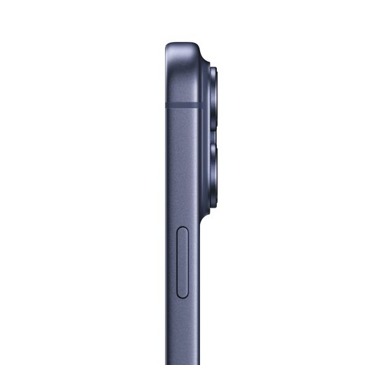 Apple iPhone 17 Pro Max 512GB in Deep Blue - Side shot