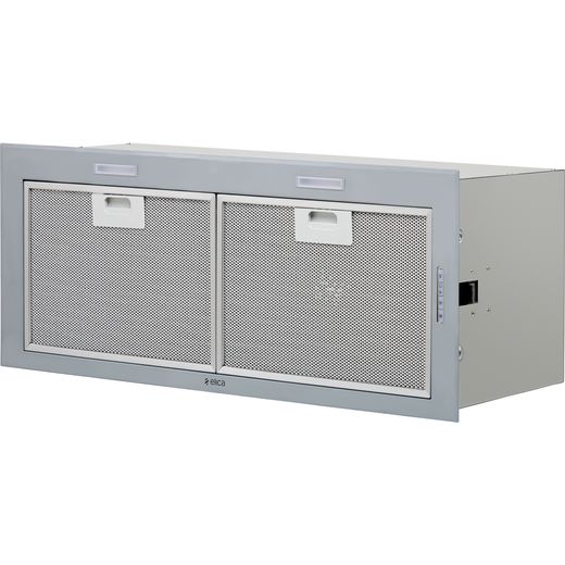 Elica 80 cm Integrated Cooker Hood - Grey - For Ducted/Recirculating Ventilation - Left perspective