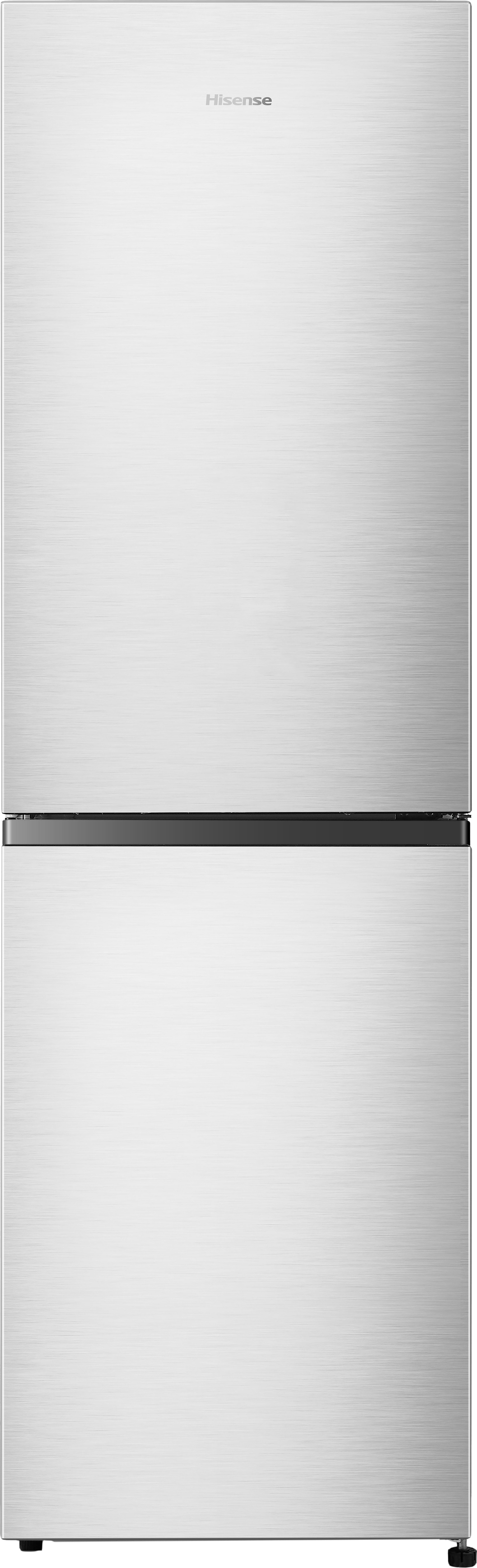 Hisense RB327N4BCE 50/50 No Frost Fridge Freezer - Stainless Steel - E Rated, Stainless Steel