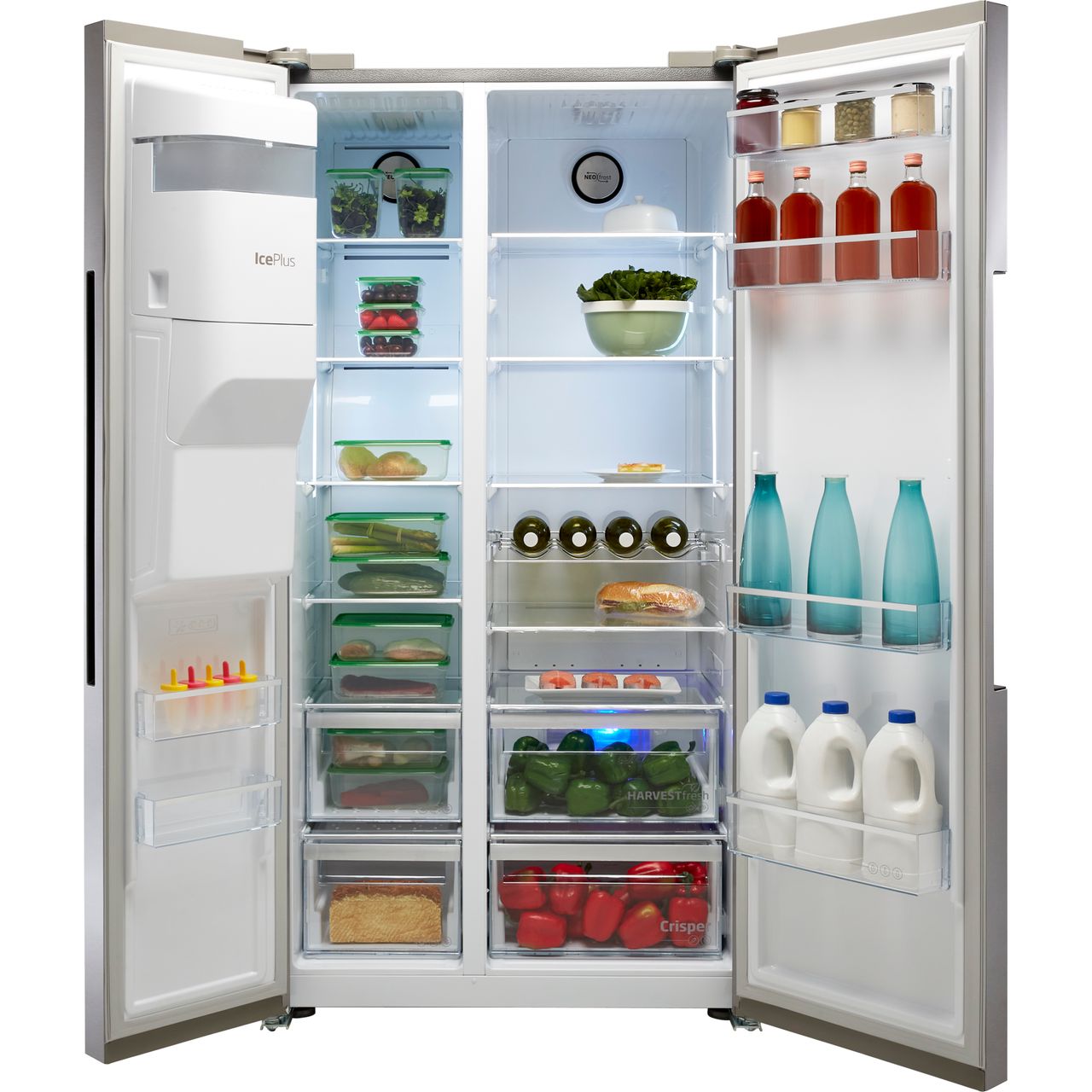 samsung fridge with ice maker in freezer