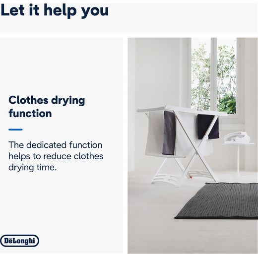 De'Longhi Dehumidifier - White - Annotation - Let it help you shot