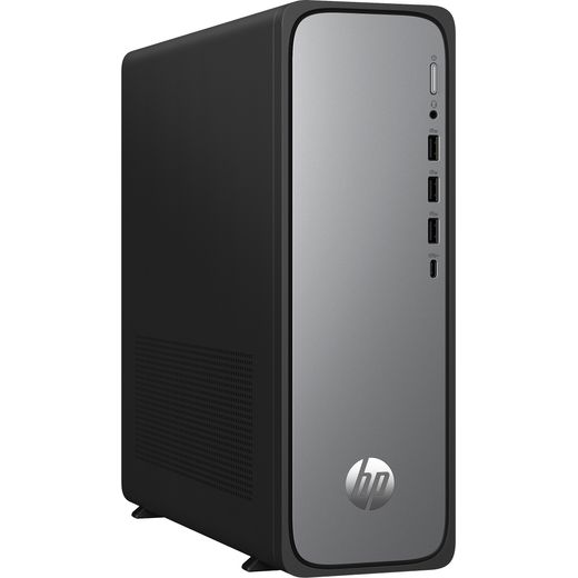 HP OmniDesk Slim S03-0011na Tower - Intel® Core™ i3, 512GB SSD 2025 - Jack Black - Right perspective