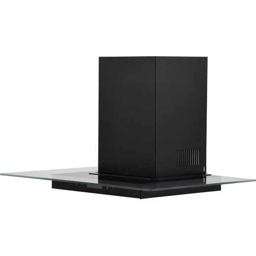 CDA EKN70BL 70 cm Chimney Cooker Hood - Black - D Rated