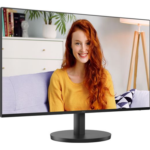 AOC 23.8" Full HD 120Hz Monitor - Black - right perspective shot 