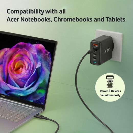 Acer Charger - Black - Annotation - Compatability