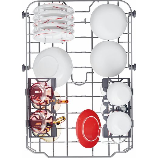 Hoover Slimline Dishwasher - Stainless Steel  - Top basket shot