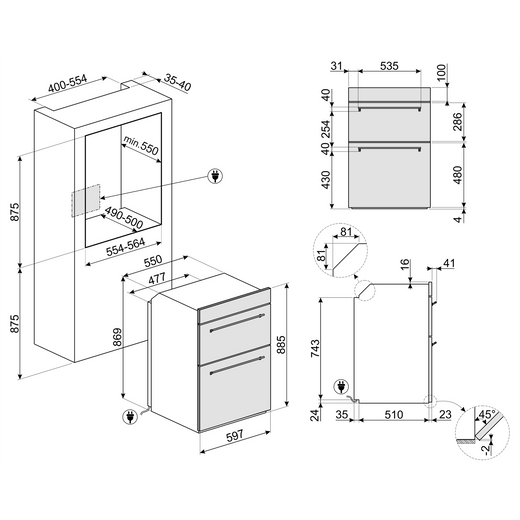 smeg dosf6390x