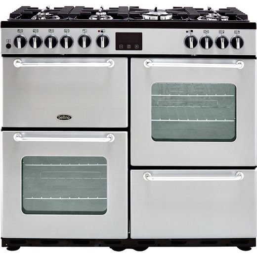 Belling Sandringham dual fuel range cooker SANDRINGHAM100DFT_SI
