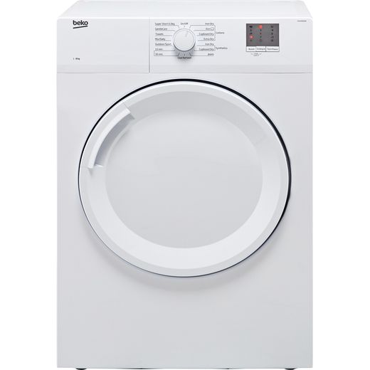 Beko DTGV8000W 8Kg Vented Tumble Dryer - White - C Rated