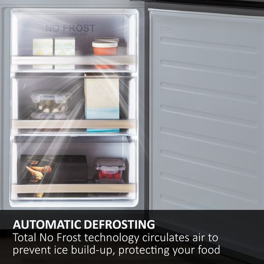Haier H4F306SDH1K Upright Freezer Stainless Steel - Annotation - Automatic defrosting
