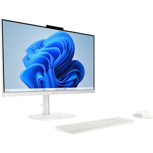 HP OmniStudio 24-cu0009na 23.8" All In one - Intel® Core™ 5, 512GB SSD 2026 - Cotton White - Right perspective