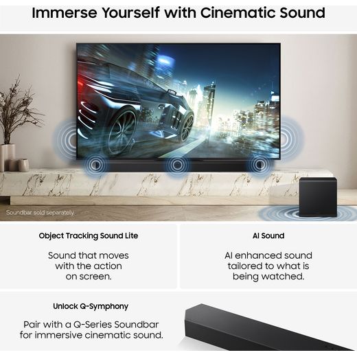 Samsung 50" 4K Ultra HD Neo QLED Smart TV - Annotation - Sound
