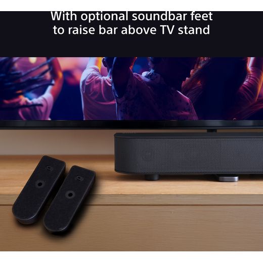 Sony BRAVIA Theatre System 6 HTS60.CEK 5.1 Surround Home Cinema System - Black - Annotation - Optional feet shot