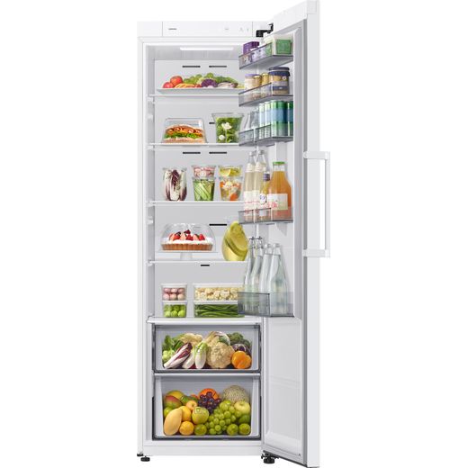 Samsung RI40 SpaceMax™ RR40H39GEVEU 186cm Fridge - Snow White - Door open