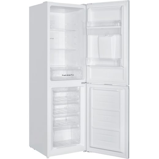 Candy CCH1T518EWWK-1 181cm 60/40 No Frost Fridge Freezer - White - Right perspective with door open shot 