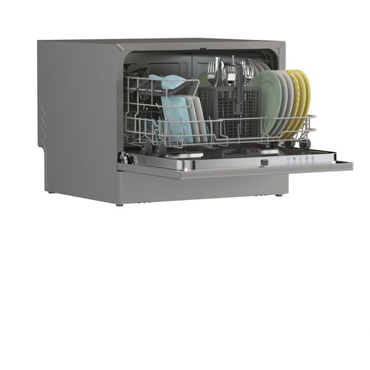 Candy RapidÓ Table Top Dishwasher - Anthracite - Right perspective shot