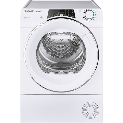 Candy Rapido ROEH9A2TCE Wifi Connected 9Kg Heat Pump Tumble Dryer - White - A++ Rated