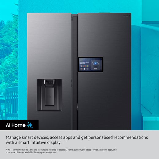 Samsung Series 9 AI Home American Fridge Freezer - Black - Annotation - AI Hub