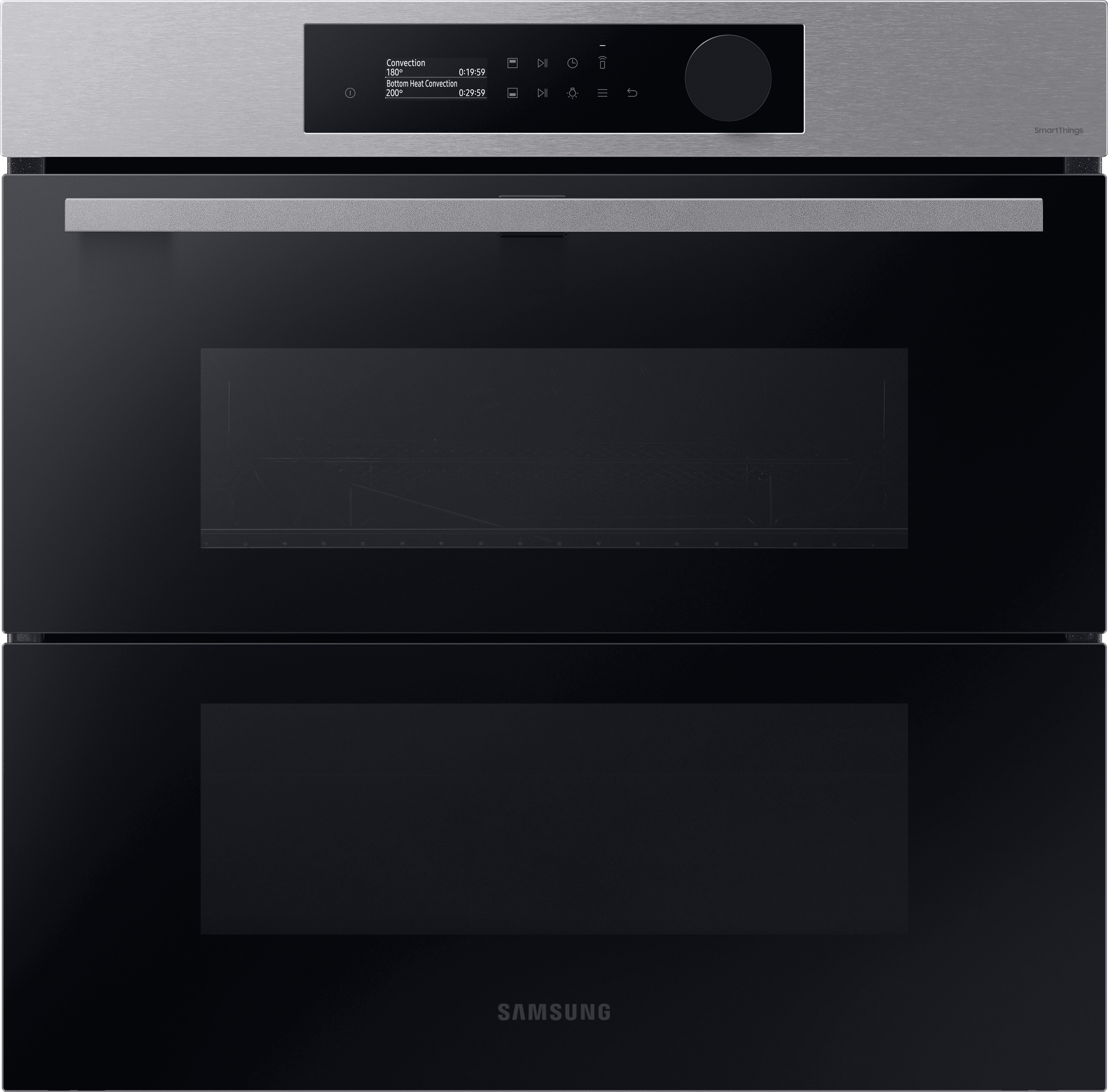 Samsung Series 5 Dual Cook Flex NV7B5755SAS Wifi Connected Built In Electric Single Oven and Pyrolytic Cleaning - Stainless Steel - A+ Rated, Stainless Steel