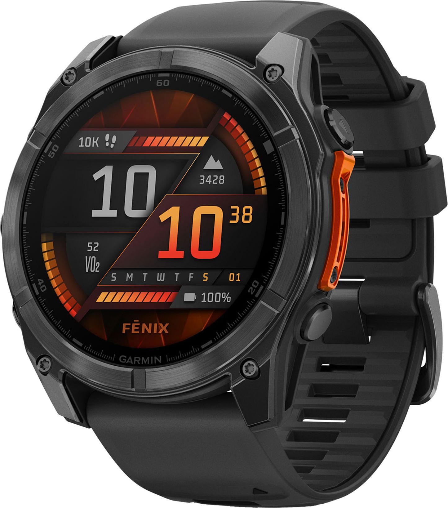 Garmin - fenix 8 - Smart Watch - 51mm - AMOLED - Slate Grey