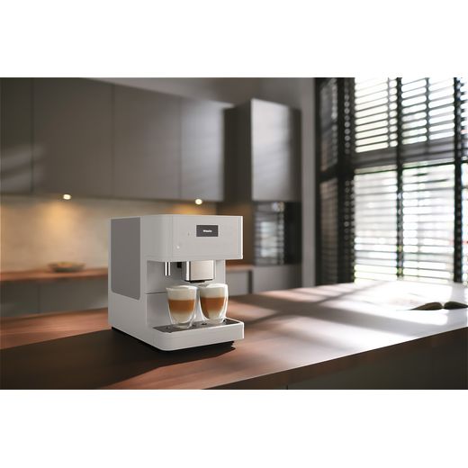 Miele 11590210 Coffee Machines Lotus White - Coffee machine in kitchen shot