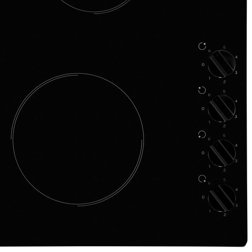 Indesit RI860C 58cm Ceramic Hob - Black