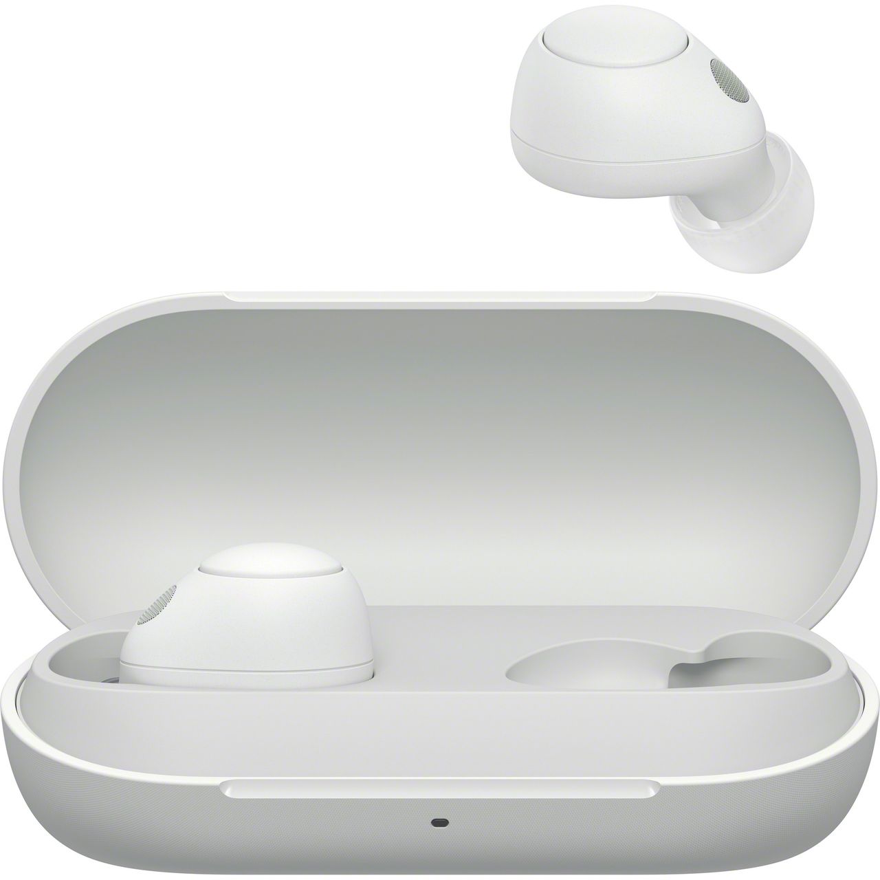 Sony true wireless headphones | White | WFC700NW.CE7 | ao.com