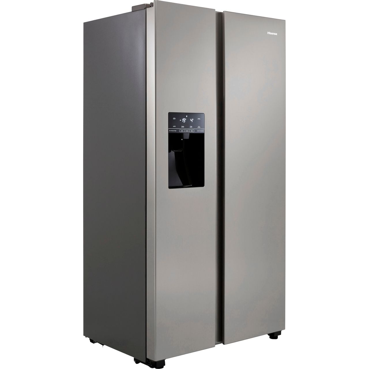 Hisense RS694N4TZF 91cm Frost Free American Fridge Freezer Stainless ...