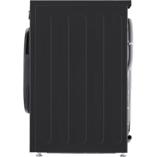 LG X10 Series ThinQ™ W4X1095NNK Wifi Connected 9Kg / 5Kg Washer Dryer with 1400 rpm - Black - Side shot