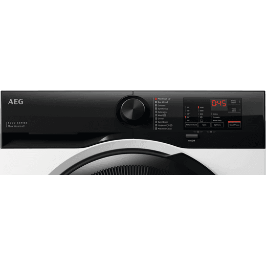 AEG LFED61144B 10kg Washing Machine with 1351 rpm - White - Control panel