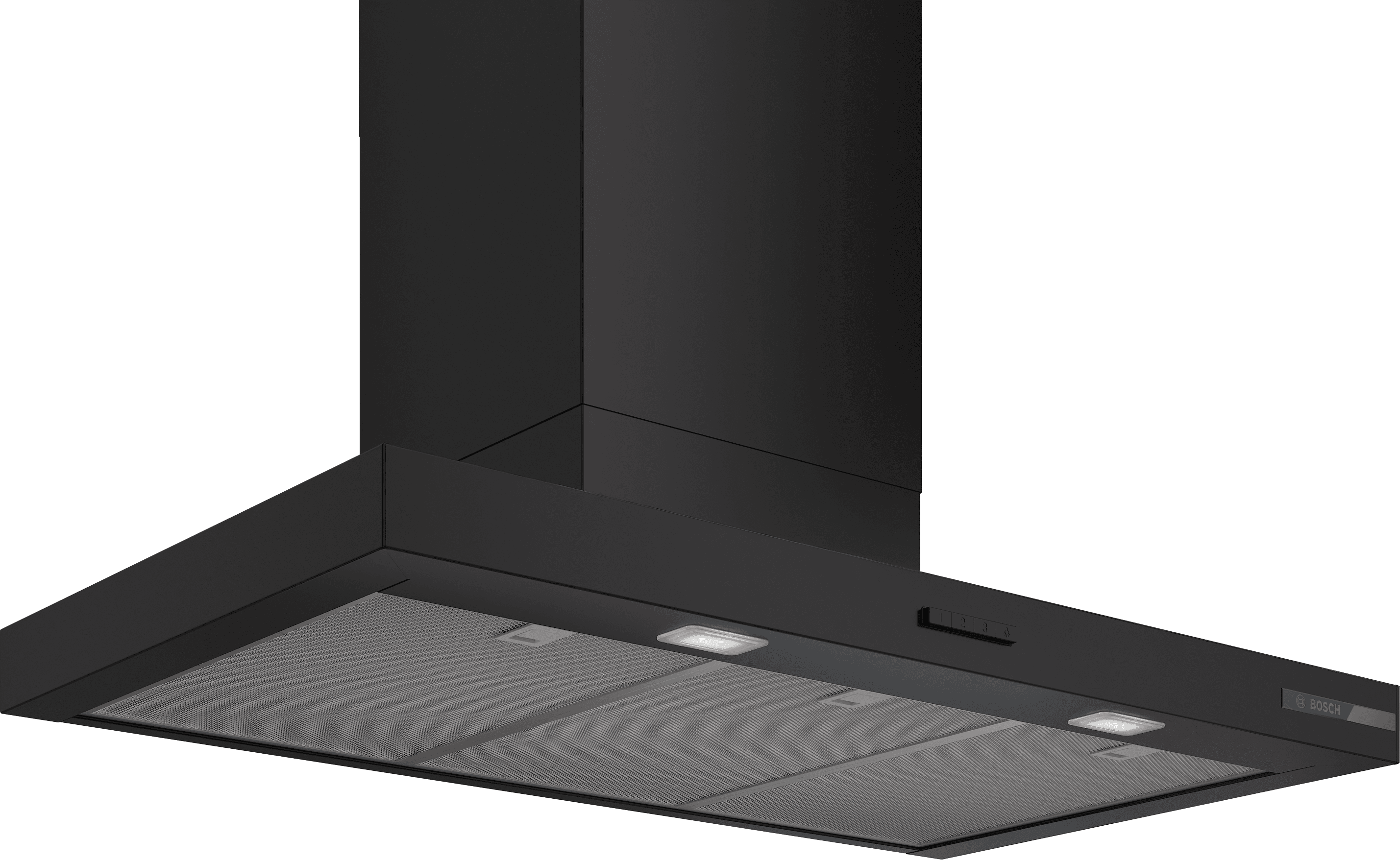 Image of Bosch Series 4 DWB95CC60B Cooker Hood - Black, Black
