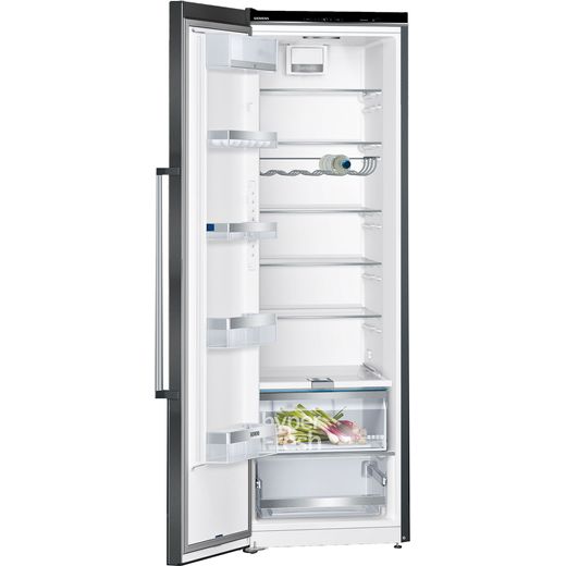 Siemens IQ-500 KS36VAXEP Fridge - Black / Stainless Steel - E Rated