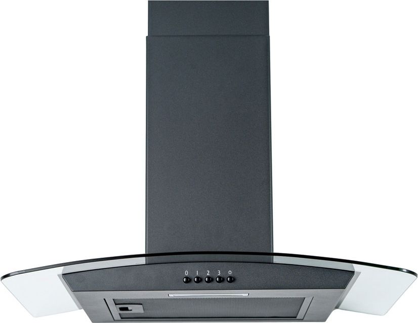 Image of CDA SCCV60BL 60cm Chimney Cooker Hood - Black, Black