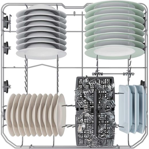 Candy RapidÓ Standard Dishwasher - White - Rack