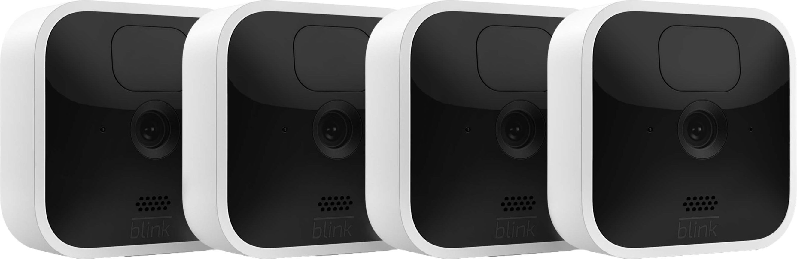 Blink Indoor 4-camera system Full HD 1080p Smart Home Security Camera - White, White