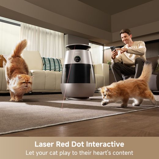 Dreame AP10 Pet CVF61A Air Purifier - Grey - annotation - red laser dot