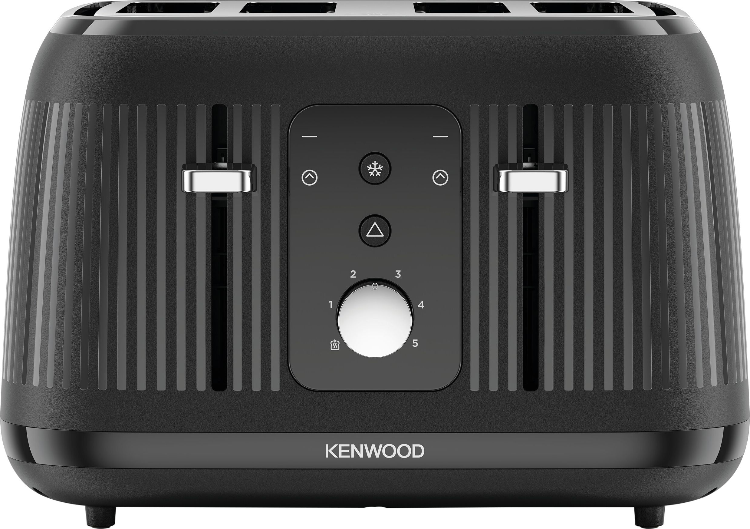 Kenwood 4 Slice Toaster - Black - Defrost Function - High Lift