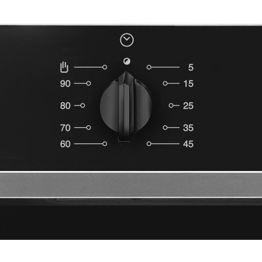 Smeg Cucina Electric Single Oven - Black - Control panel