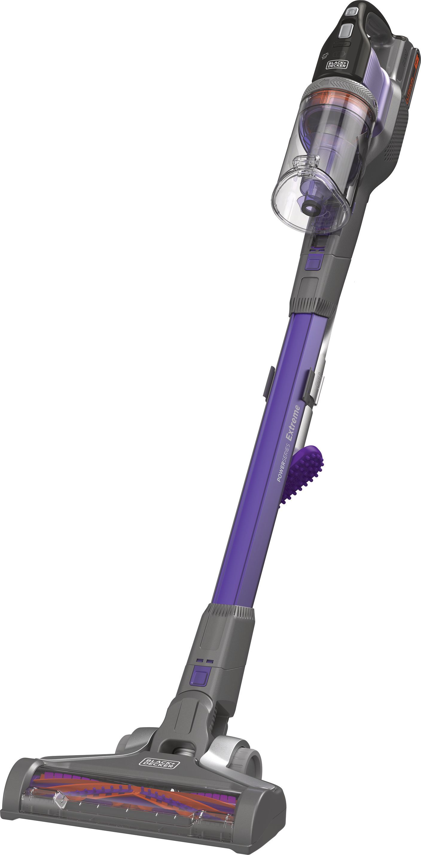 Black + Decker 18V Stick Vacuum Cleaner - Purple - BHFEV182CP-GB