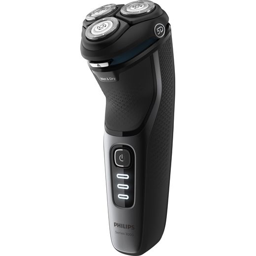 Philips Series 3000 Wet or Dry S3231/52 Mens Shaver Black / Grey