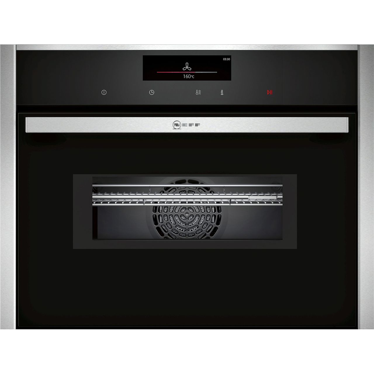 NEFF N90 C28MT27H0B Wifi Connected Built In Compact Electric Single Oven with Microwave Function Review