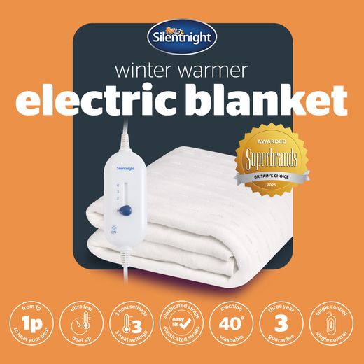 Silent Night Winter Warmer Heated Underblanket For Super King Size Bed - Annotation - Features