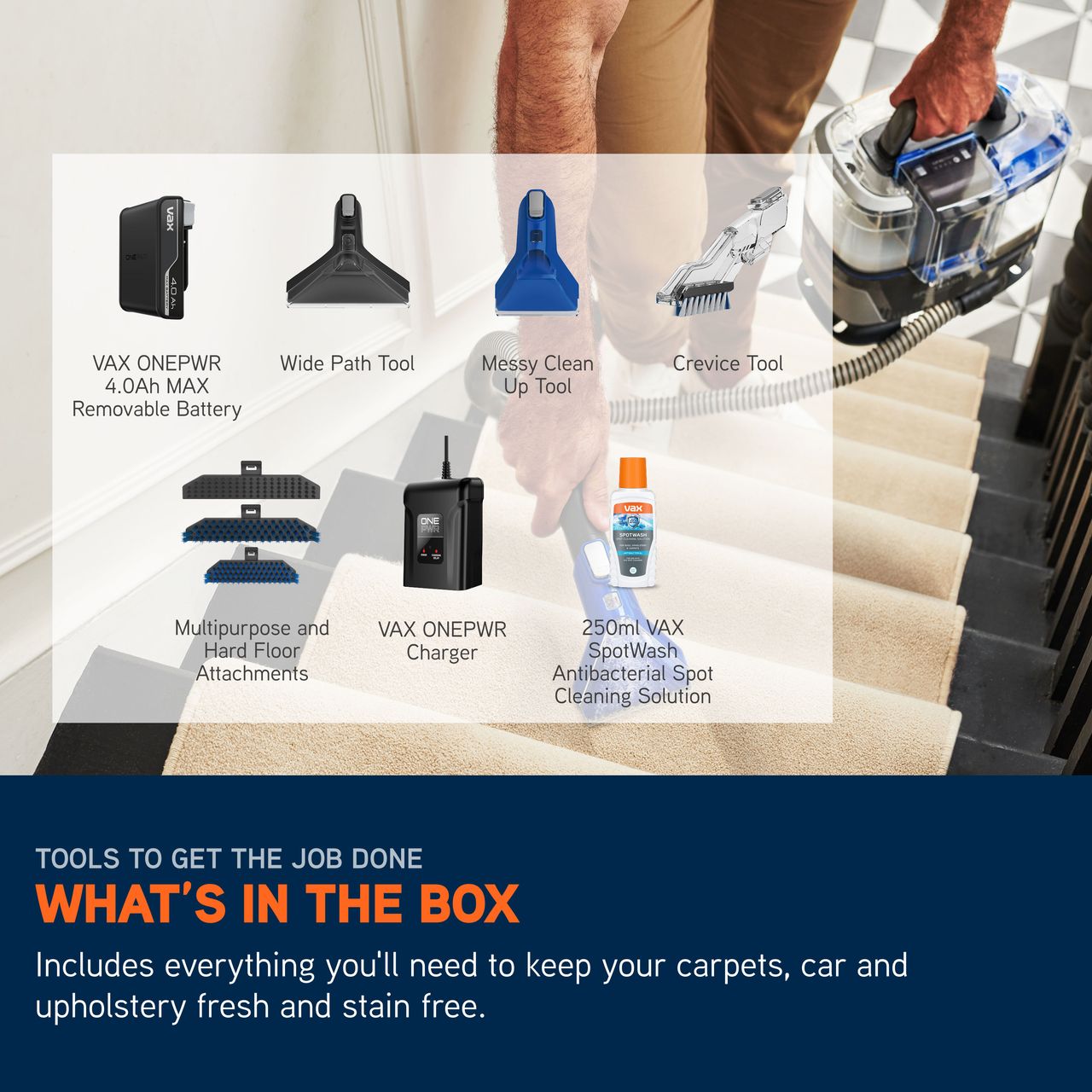 Vax SpotWash Home CLSW-MPKP Cordless Carpet Cleaner