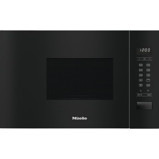 Miele M2234SC Built In Microwave With Grill - Obsidian Black