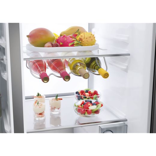 Haier American Fridge Freezer - Stainless Steel - inside shot