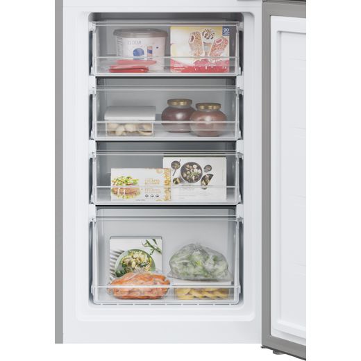 Hoover Fridge Freezer - Silver - Close up freezer shot