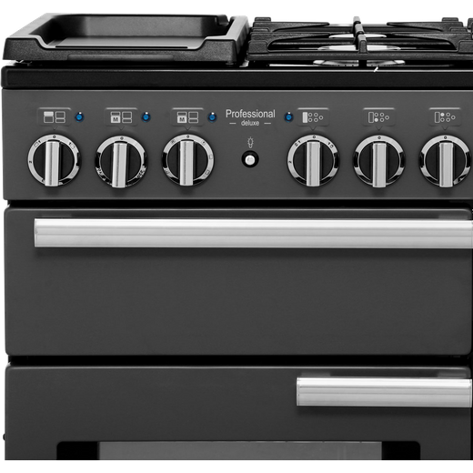 Rangemaster Professional Deluxe 110cm Dual Fuel Range Cooker - Slate