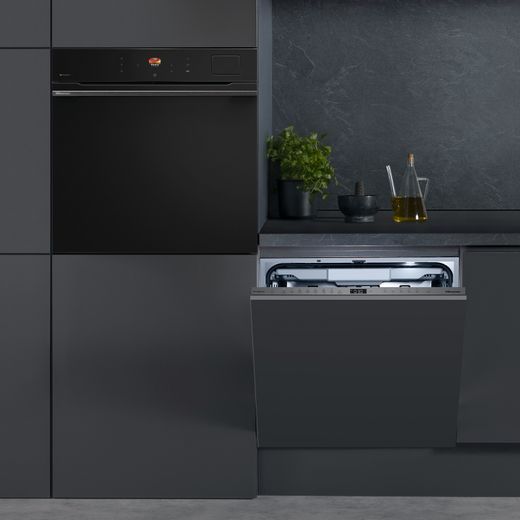 Hisense Integrated Standard Dishwasher - Black - Dishwasher in kitchen