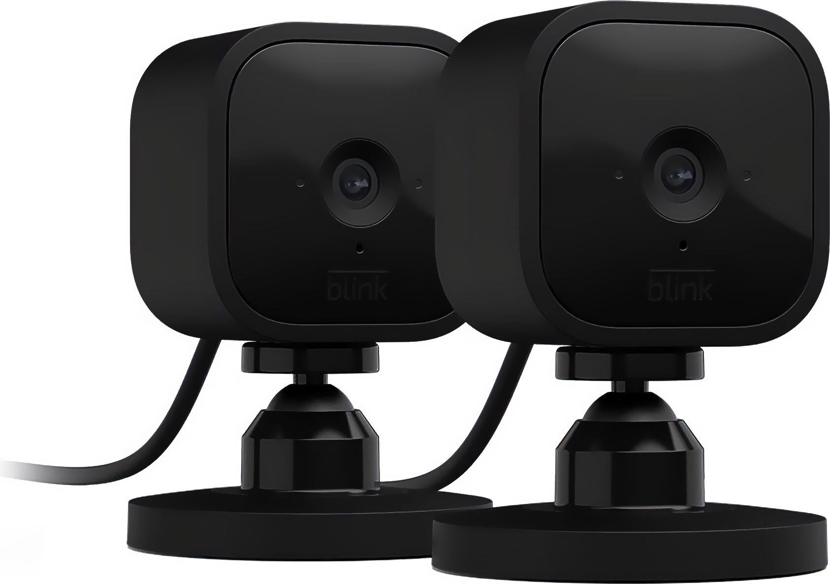 Blink Mini Cube - 2 Cam System Full HD 1080p Smart Home Security Camera - Black, Black