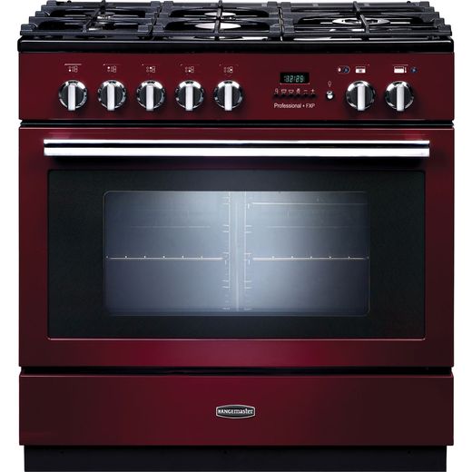 PROP90FXPDFFCY/C | Rangemaster Range Cooker | Cranberry | ao.com